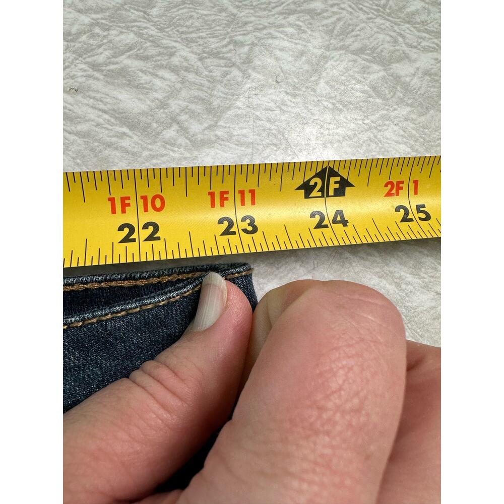 P Four One Three Women's Distressed Straight Leg Stretch Jeans Size 38 - Picture 13 of 14